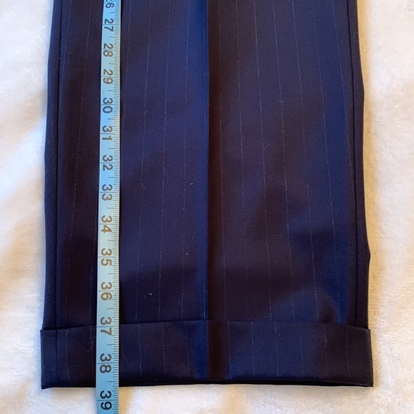 Coppley Pine striped navy blue men’s suit - Picture 10 of 13